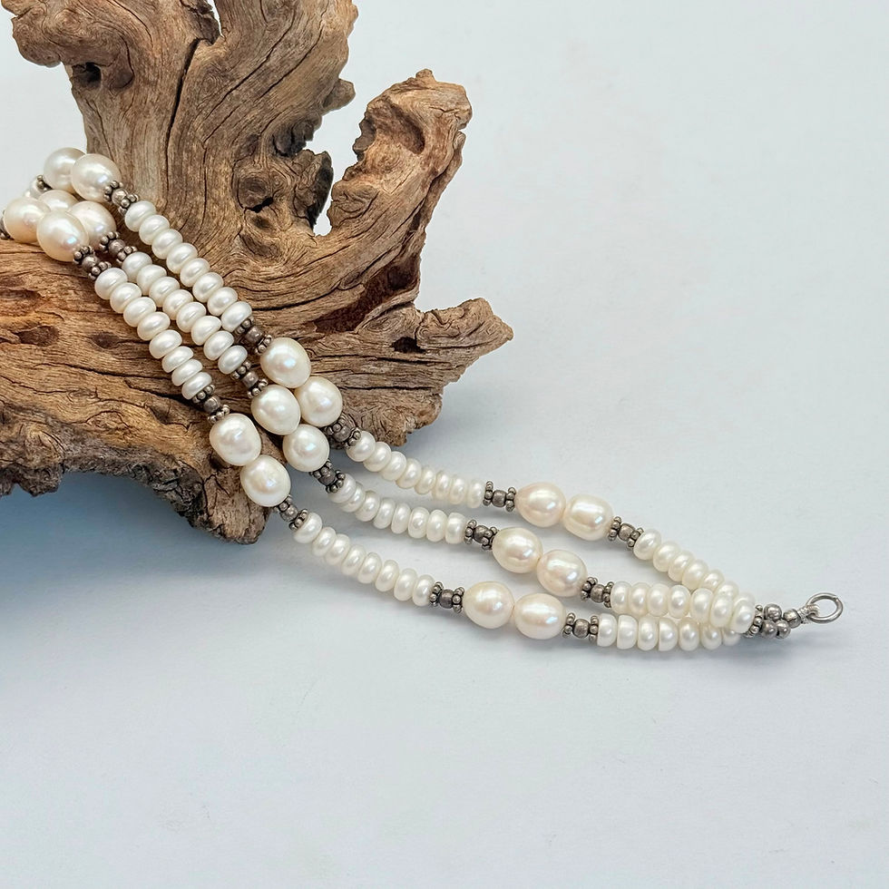 Three Strand Pearl Bracelet