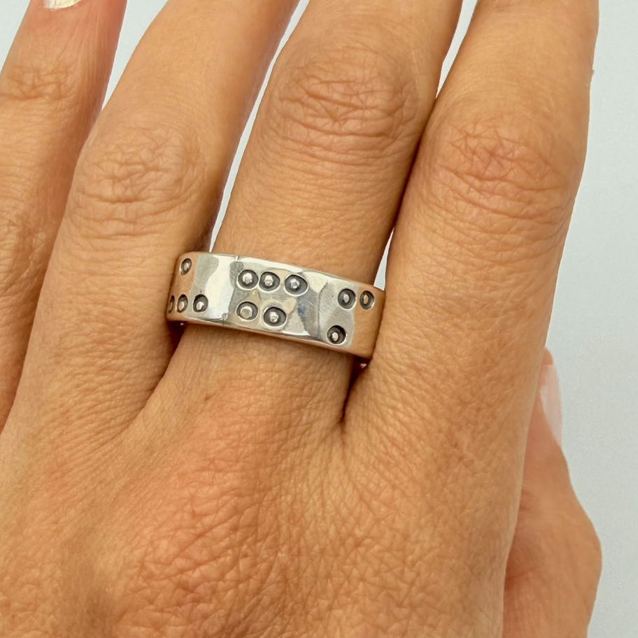 Circle Stamped Ring