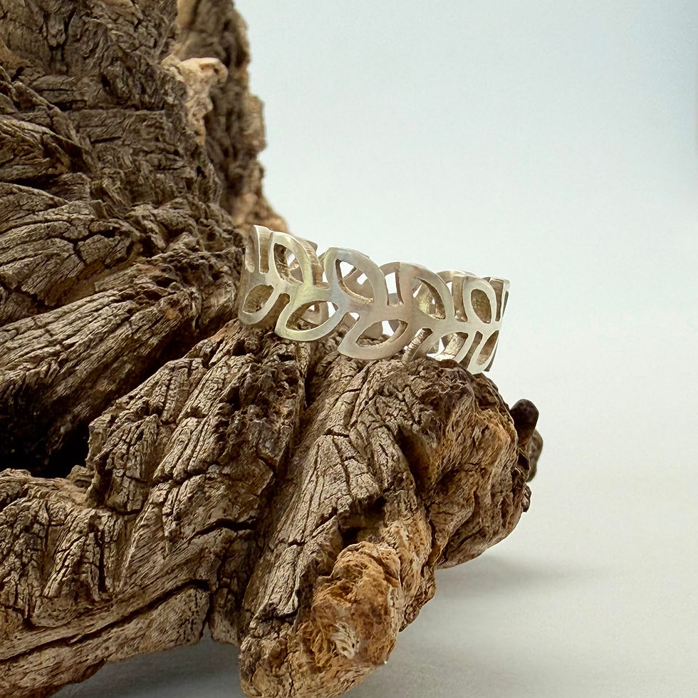 Leaf Eternity Ring