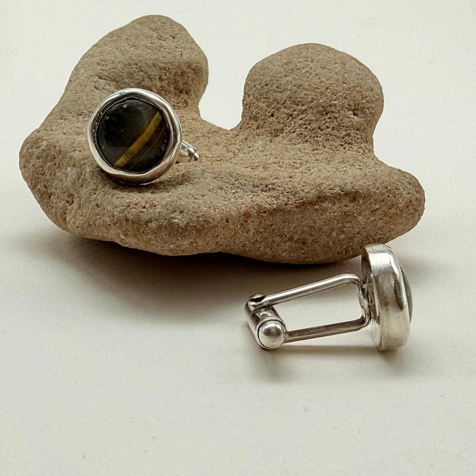 Bumblebee Jasper Cufflinks