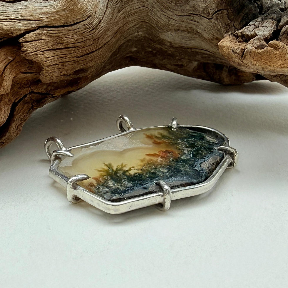 Picture Agate Pendant