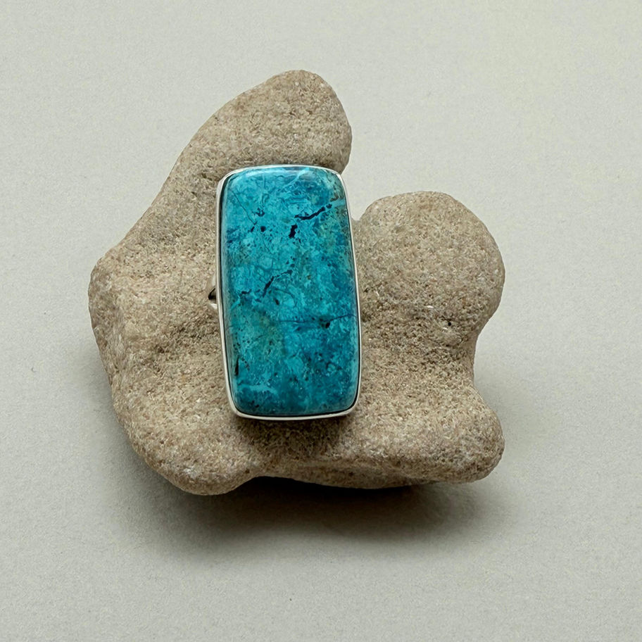 Large Rectangular Turquoise Ring