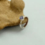 Tanzanite Tube Ring