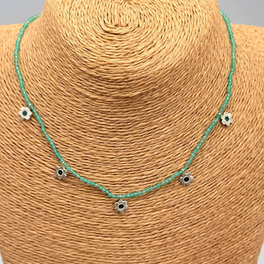 Apatite Flowers Necklace