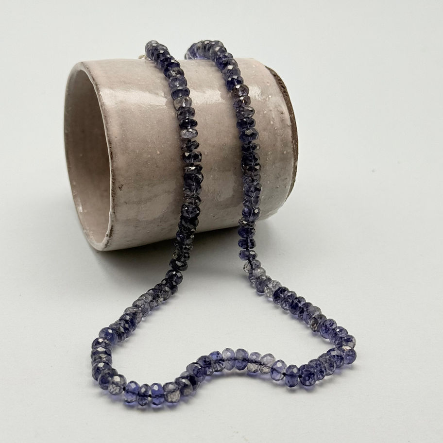 Faceted Iolite Necklace