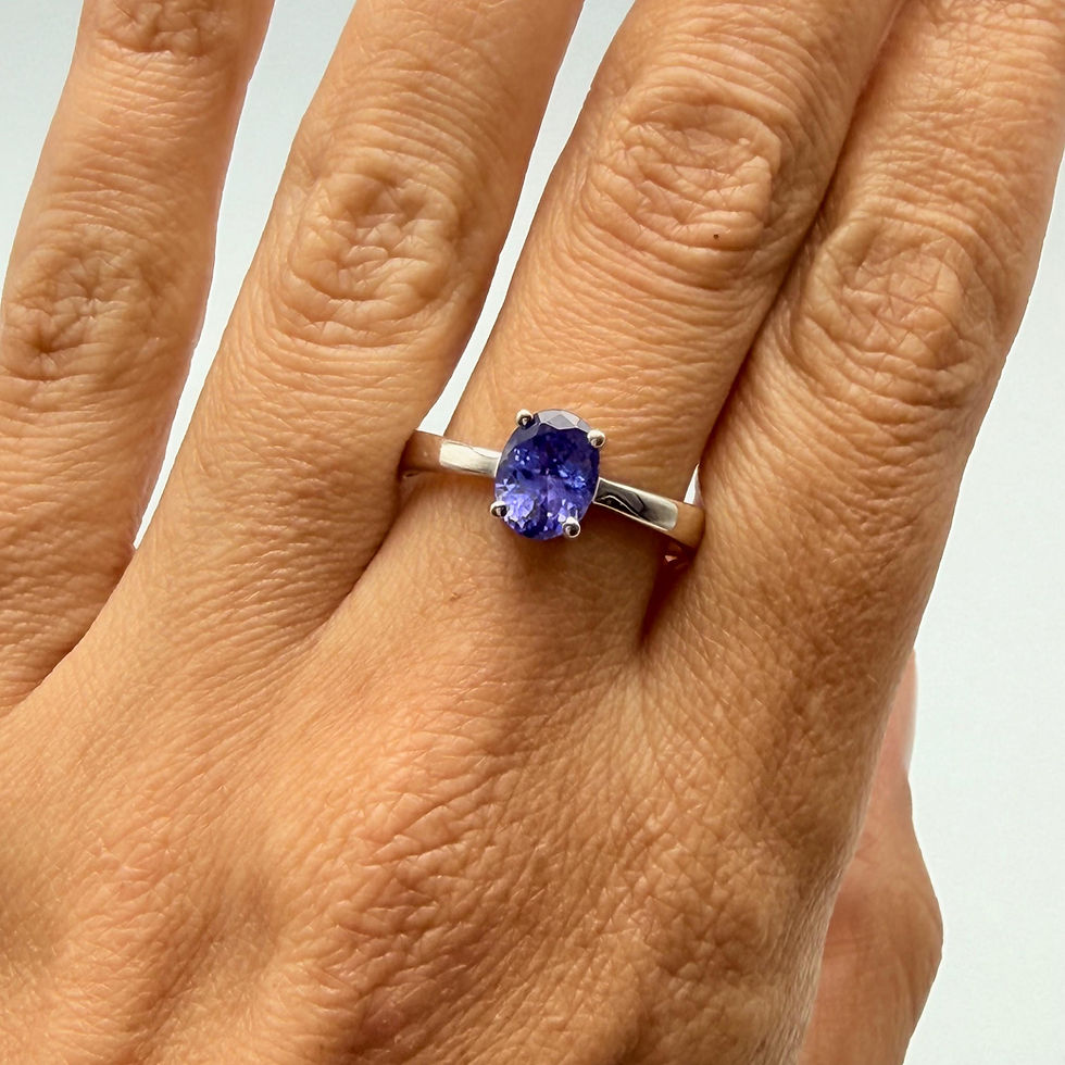 Oval Tanzanite Ring