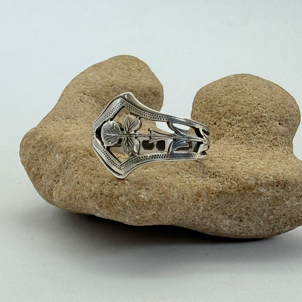 Engraved Spoon Ring