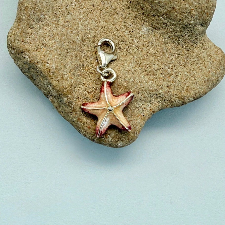 Enamel Starfish Pendant