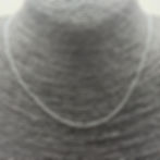 Fine Faceted Rectangular Link Chain