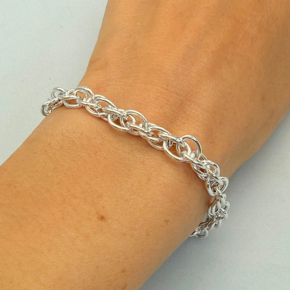 Chunky Twist Link Bracelet