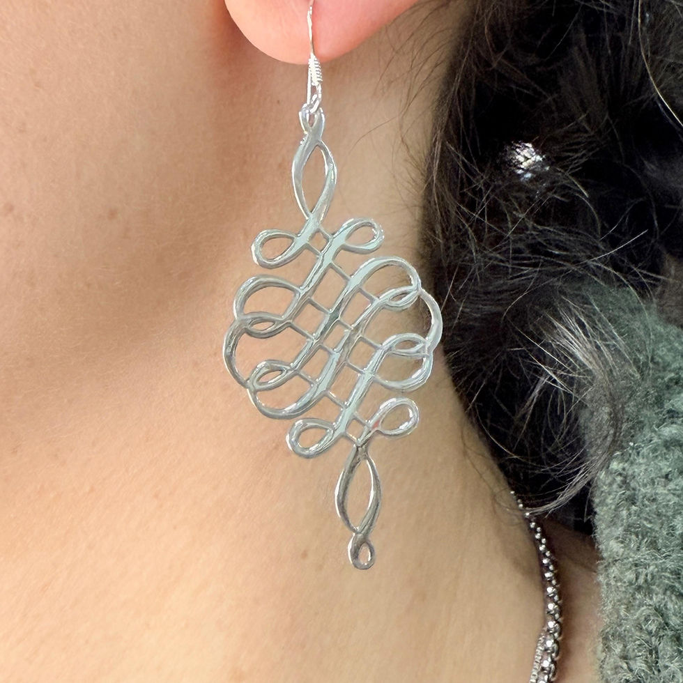 Infinity Pattern Earrings