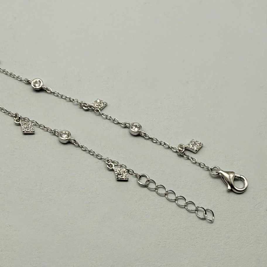 Cubic Zirconia Drops Bracelet