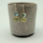 Blue Topaz and Lemon Quartz Earrings