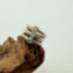 Salt and Pepper Diamond Triple Band Ring