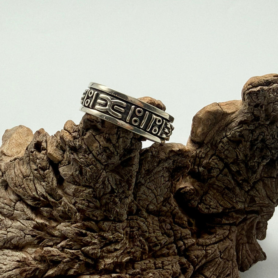Aztec Spinner Ring