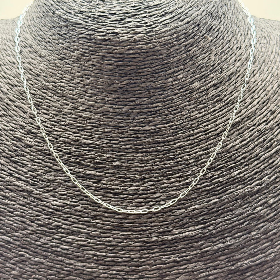 Fine Rectangular Link Chain
