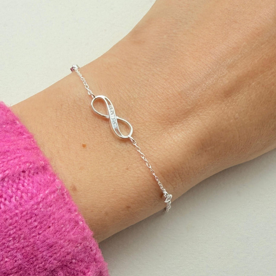 Cubic Zirconia Eternity Bracelet