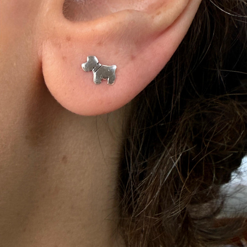 Terrier Stud Earrings