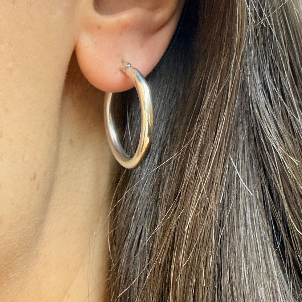 Tube Hoop Earrings