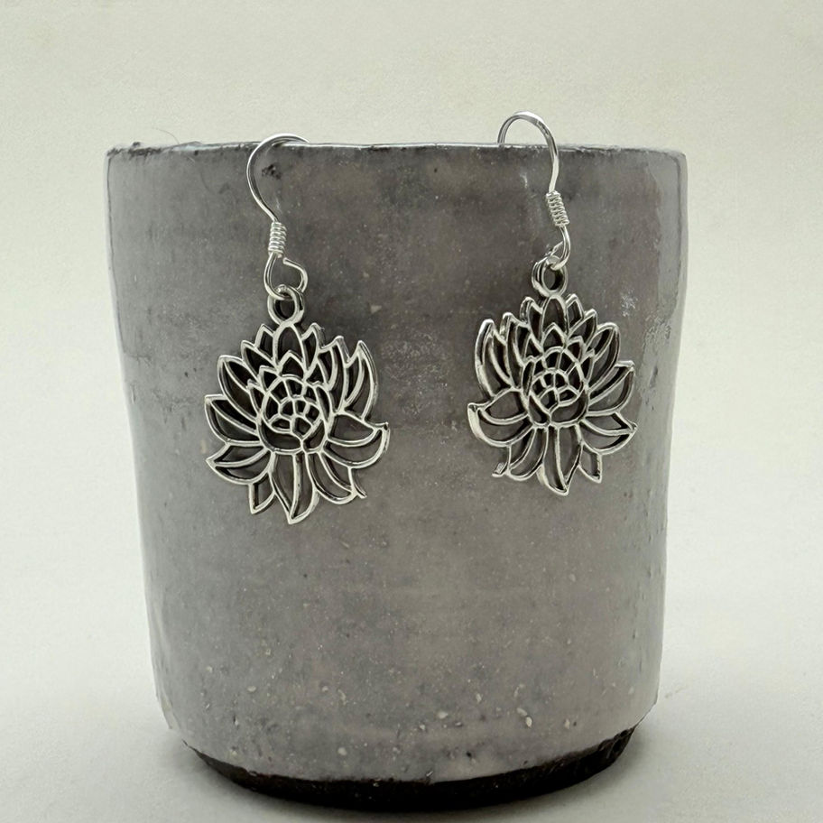 Lotus Flower Earrings