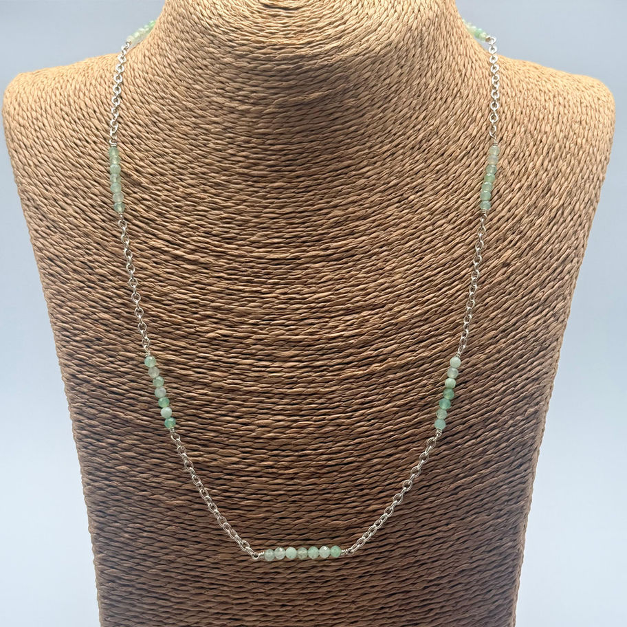 Prehnite Bead Chain