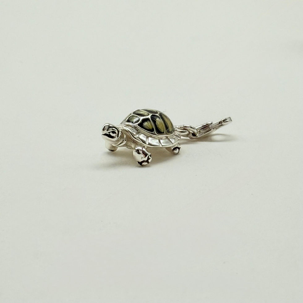 Enamel Tortoise Pendant