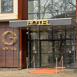 entrance of a building