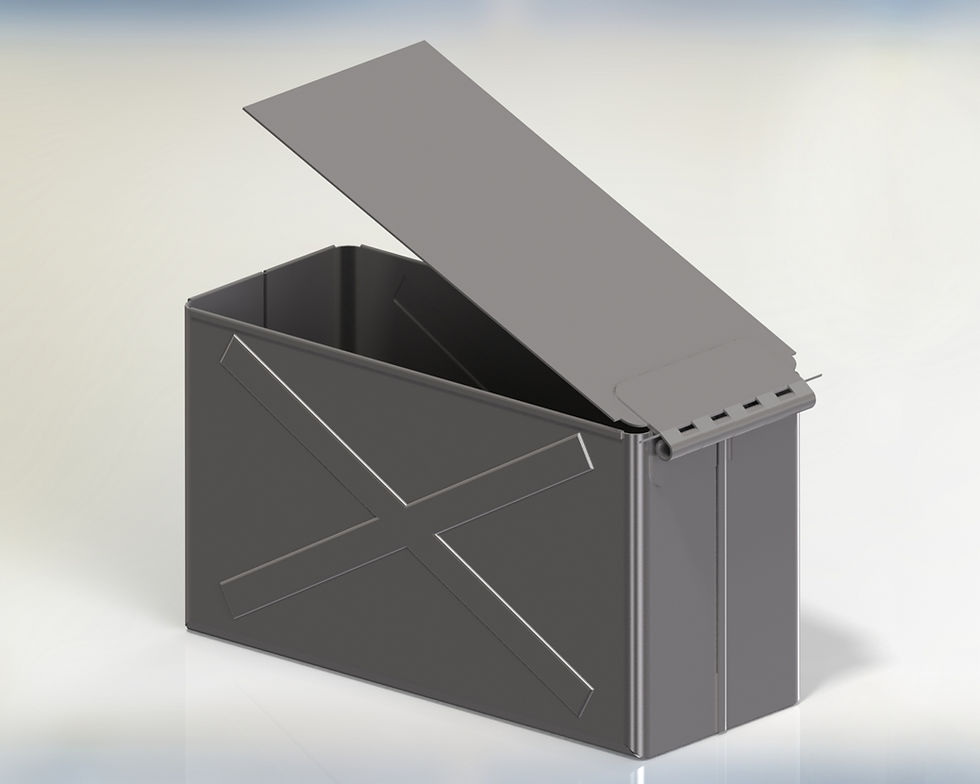 Sheet Metal Box Open