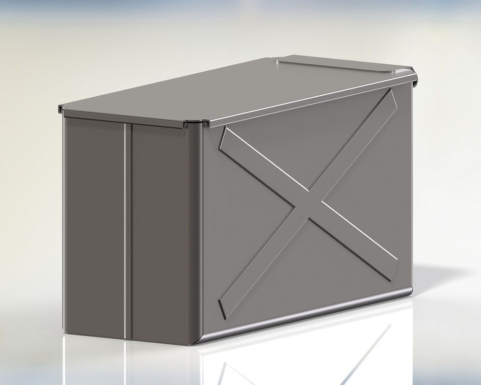 Sheet Metal Box Closed