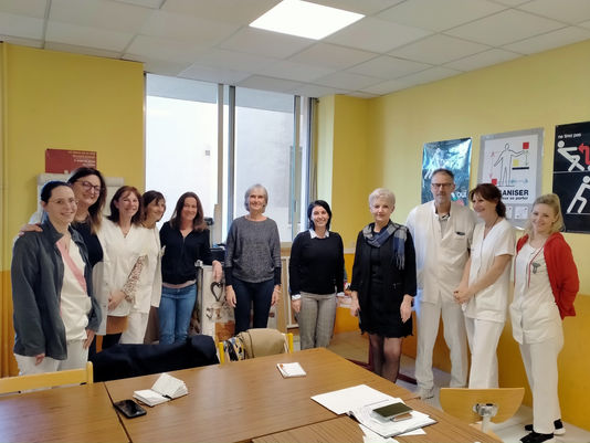 Le 11 Janvier: réunion de travail avec le Centre Hélio Marin