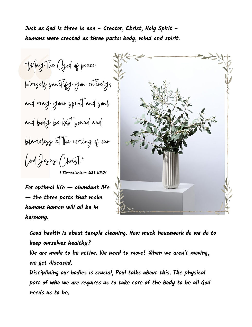 Thumbnail: Holistic Well-being; Nurturing Your Mind, Body and Soul