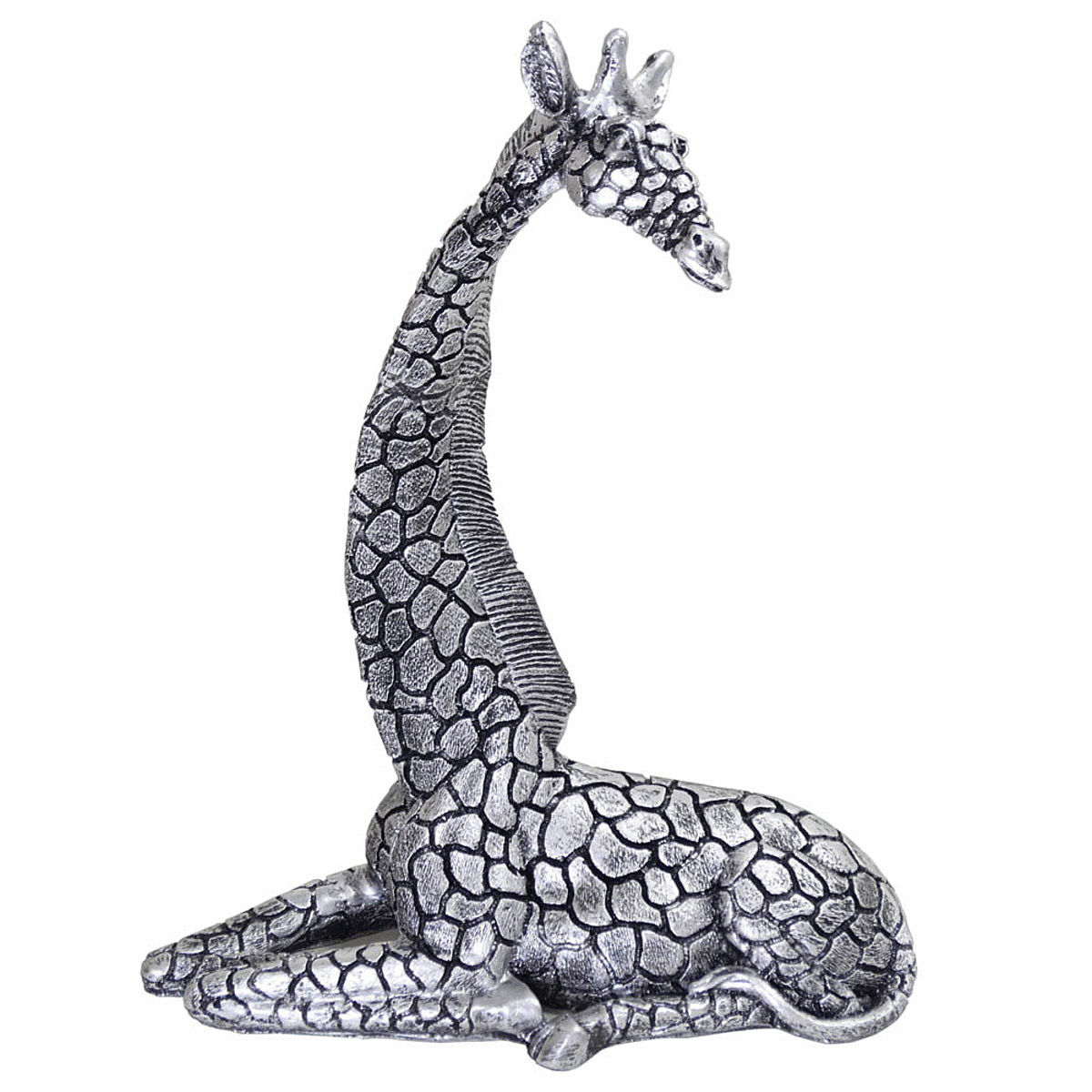 Girafa Estátua Estatueta de Resina Decoração Enfeite Paz Zen