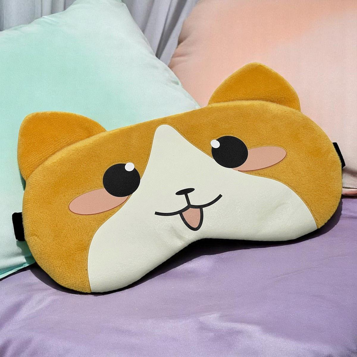 Máscara Para Dormir Com Gel Térmico Reduz Cansaço Raposinha