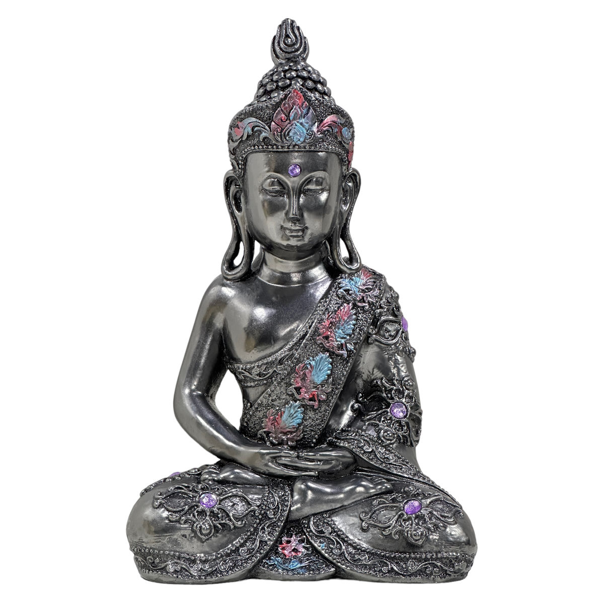 Shiva Mahadeva Imagem Deus Supremo Hindu Estátua Chumbo 27cm