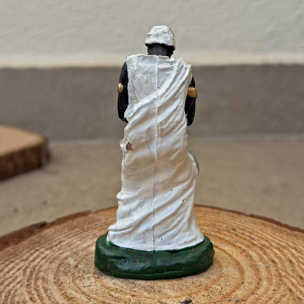 Miniatura: Oxalá Orixá Pai De Todos Criador Paz E Liberdade Em Resina