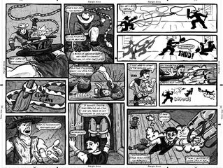 This Week in Pecos Bill Progress: The Last Double Spread