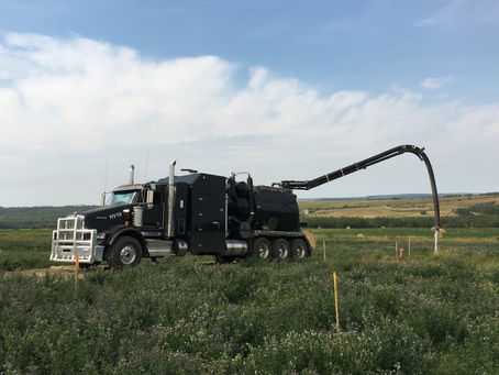 Hydrovac and gravel excavation using quality sand and soil transforming building