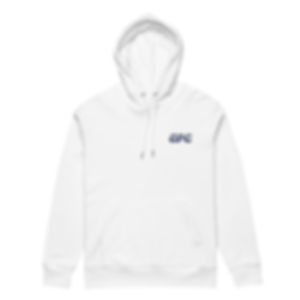 GPC Logo Hoodie White (unisex)