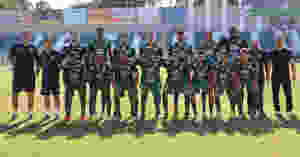 Time do XV pronto para o jogo em Jaguariúna