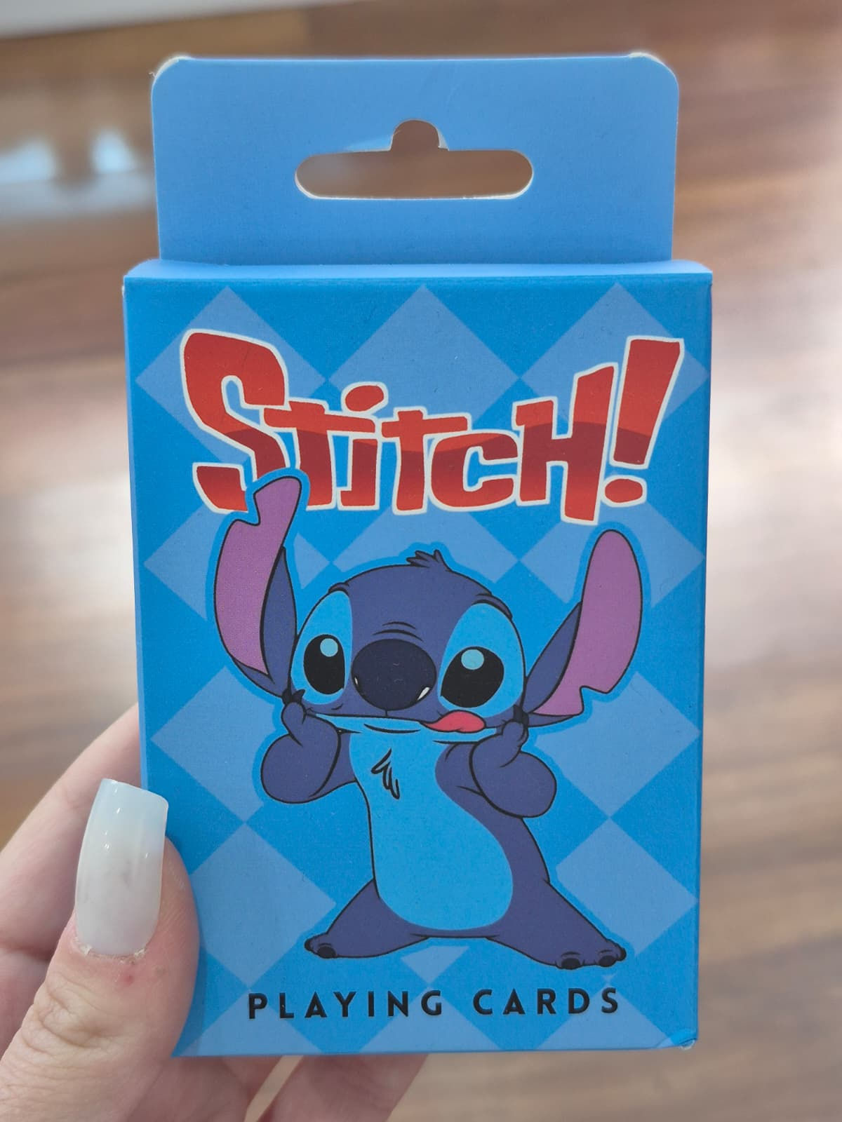 stitch iskambil oyun kartı