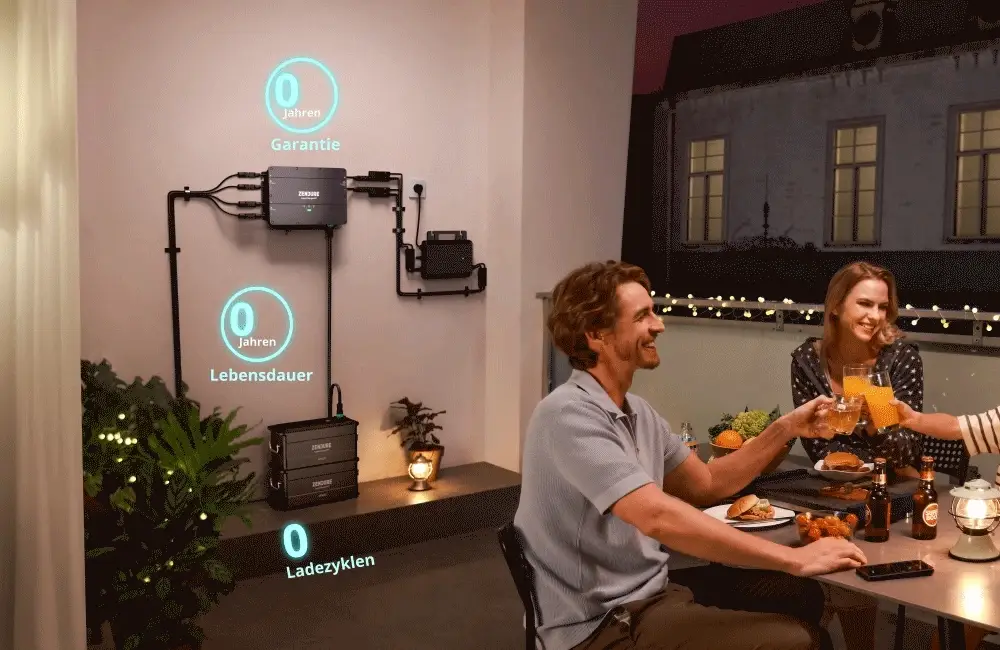 Balkonkraftwerk-Speicher Zendure SolarFlow