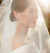 Samantha poses during her bridal portraits before the marriage ceremony