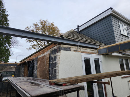 loft conversion under construction