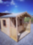 playhouse on sunny day