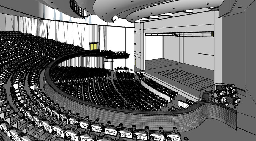 auditorium seating and stage