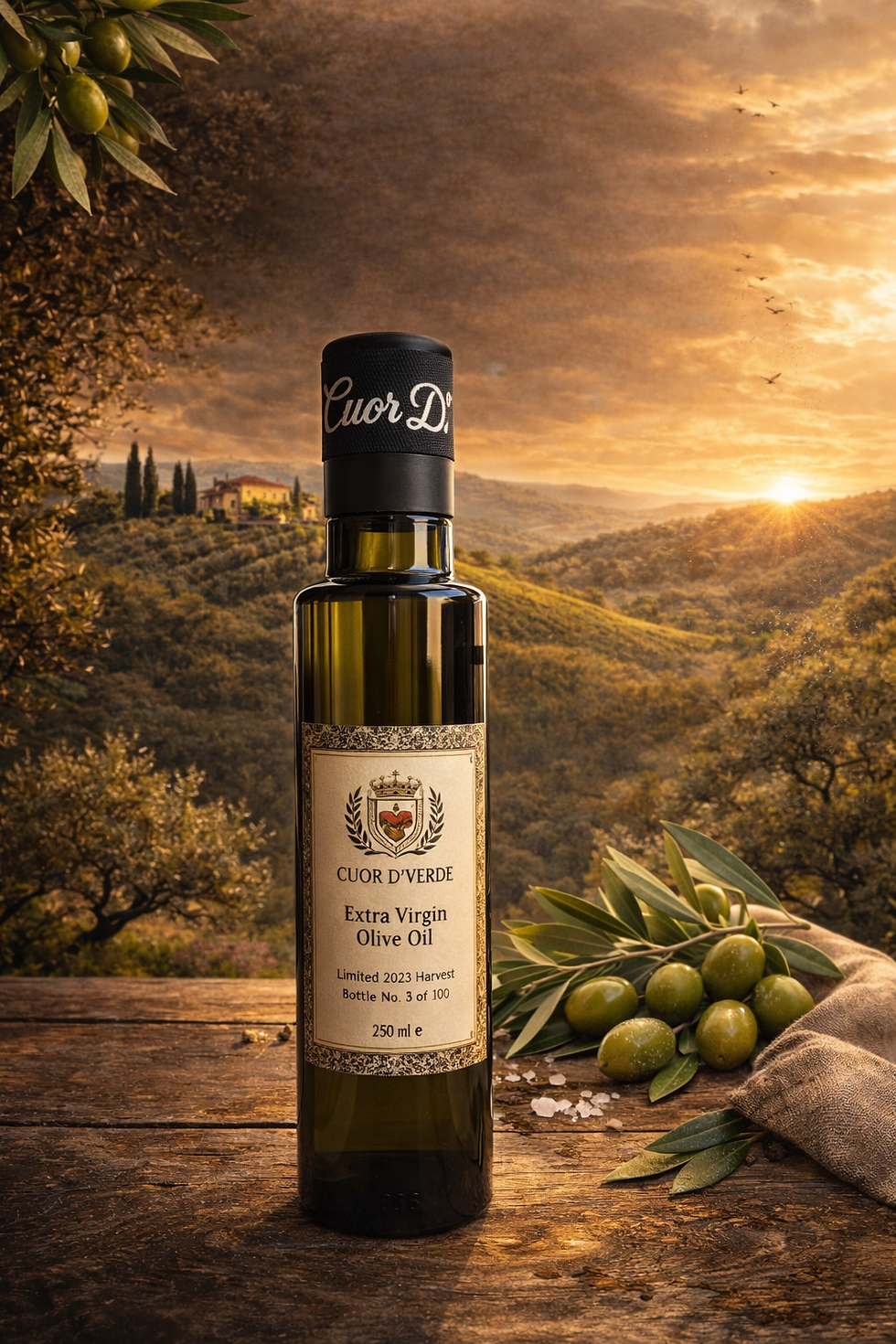 Thumbnail: Cuor D’Verde Small Batch Early Harvest Extra Virgin , TUSCANY Italy