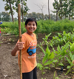 Exploring the farm & learning_