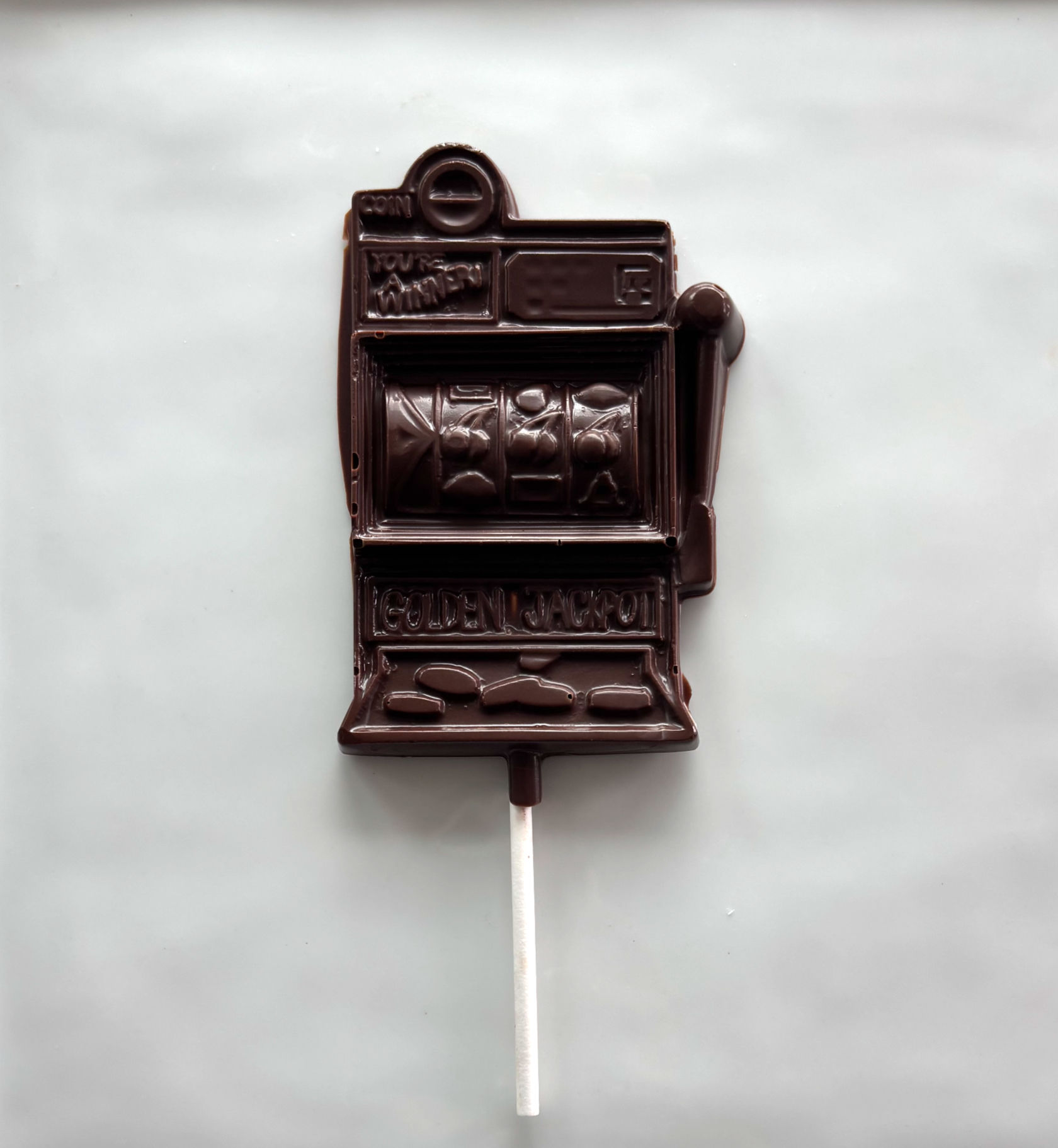 Chocolate Slot Machine Lollipops - 12 pcs.
