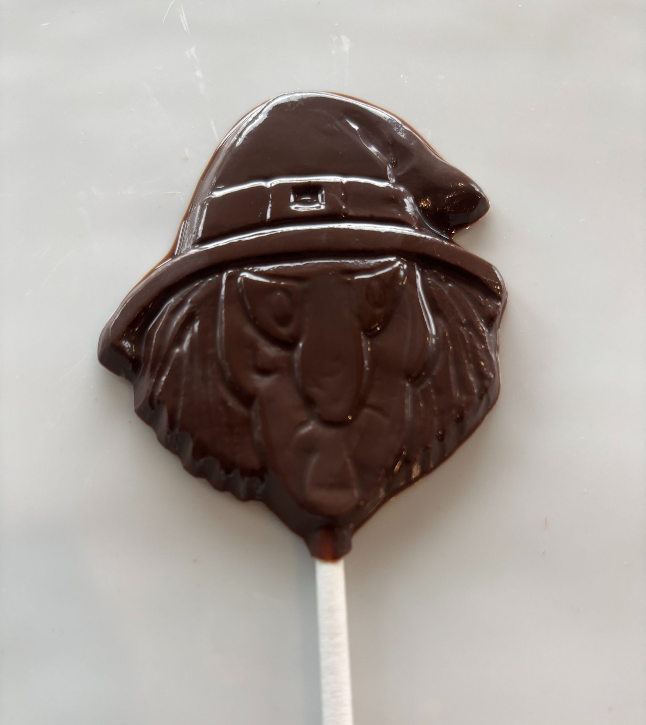 Chocolate Halloween Witch Lollipops - 12 pcs.