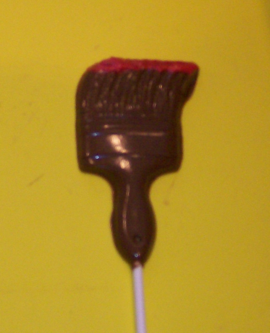 Thumbnail: Chocolate Paintbrush Lollipops - 12 pcs.